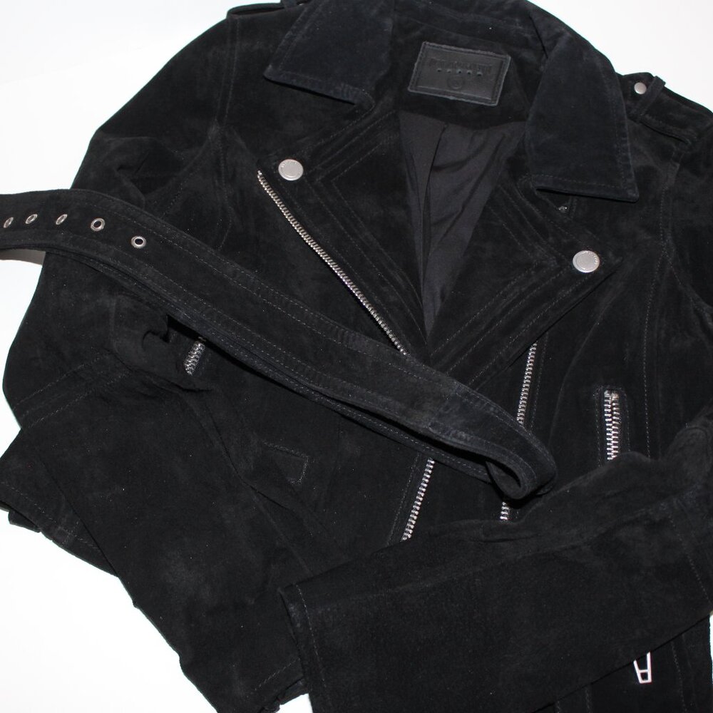 Cropped Suede Jacket